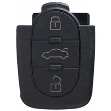 CARCASA VW  de 3 botones  para control de alarma para pila 1616