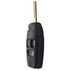 CARCASA VOLVO S40, S70, V40, V70, C70 con llave Abatible de 3 botones para control de alarma 