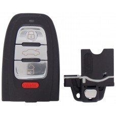CARCASA AUDI A3, A4, A5, S3, S4, S5 Mod. 09-14 de 4 botones para control de alarma