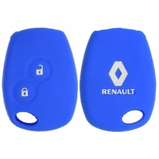 FUNDA DE SILICON PARA CONTROL Renault 2 botones color Azul