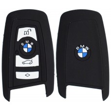 FUNDA DE SILICON PARA CONTROL BMW 4 botones color Negro