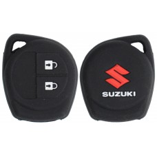 FUNDA DE SILICON PARA CONTROL Suzuki 2 botones color Negro