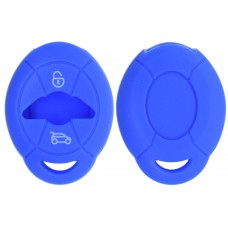 FUNDA DE SILICON PARA CONTROL Mini Cooper 3 botones color Azul