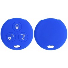 FUNDA DE SILICON PARA CONTROL Smart 3 botones color Azul