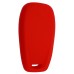 FUNDA DE SILICON PARA CONTROL CHEVROLET Cruze-Malibu 4 botones color Rojo