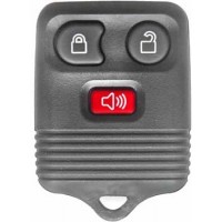 CARCASA FORD Mondeo-Edge-Focus-Fiesta-Transit 3 botones para control de alarma NEGRA