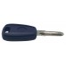 CARCASA FIAT Palio 05-09  1 boton con llave para control de alarma  (Azul) 