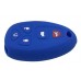 FUNDA DE SILICON PARA CONTROL CHEVROLET 5 botones Color Azul