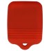 FUNDA DE SILICON PARA CONTROL FORD 3 botones realzados color rojo