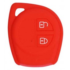 FUNDA DE SILICON PARA CONTROL Suzuki 2 botones color Rojo