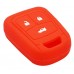 FUNDA DE SILICON PARA CONTROL CHEVROLET Astra 3 botones Color Rojo