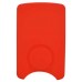 FUNDA DE SILICON PARA CONTROL RENAULT de Tarjeta 4 botones Color Rojo