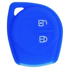 FUNDA DE SILICON PARA CONTROL Suzuki 2 botones color Azul