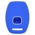 FUNDA DE SILICON PARA CONTROL HONDA 3 botones color Azul