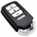 CARCASA HONDA Civic-Accord de proximidad 4 botones para control de alarma