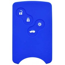 FUNDA DE SILICON PARA CONTROL RENAULT de Tarjeta 4 botones Color Azul